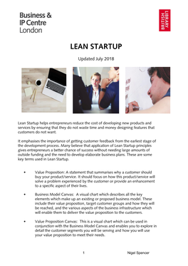 Lean Startup