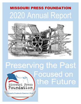 2020 Missouri Press Foundation Annual Report 0