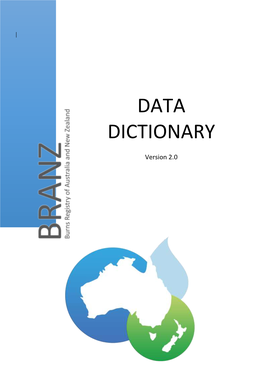 Data Dictionary