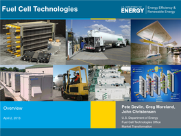 Fuel Cell Technologies