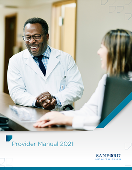 Provider Manual 2021