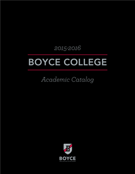 2015-2016 Academic Catalog