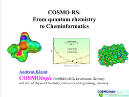 COSMO-RS: from Quantum Chemistry to Cheminformatics