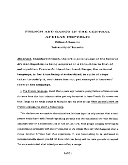 French and Sango in the Central African Republic.Pdf