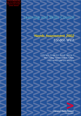 Learning and Skills Council Learning and Skills Council London West Learning and Skills