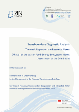 Thematic Report on the Nexus for The