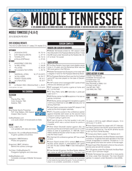 2015 MT Game Notes.Indd