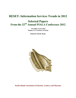 RESET: Information Services Trends in 2012