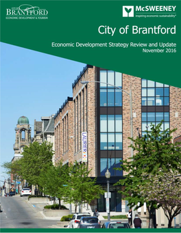 Brantford 2016 Economic Development Strategy Update And