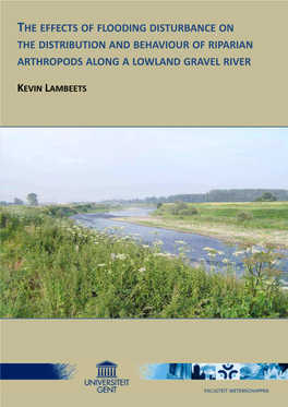 The Effects of Flooding Disturbance on the Distribution and Behaviour of Riparian Arthropods Along a Lowland Gravel River