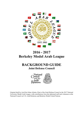 2017 Berkeley Model Arab League