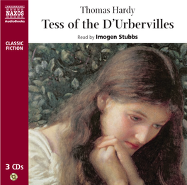 Tess of the D'urbervilles Abr Booklet.Indd 1 13/6/08 10:39:59 CD 1