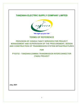 Tanzania Electric Supply Company Limited