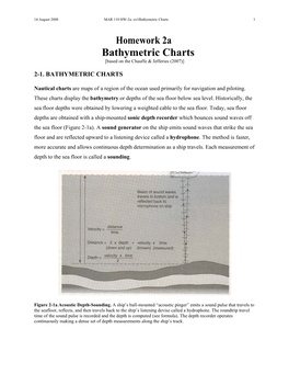 Bathymetric Charts 1
