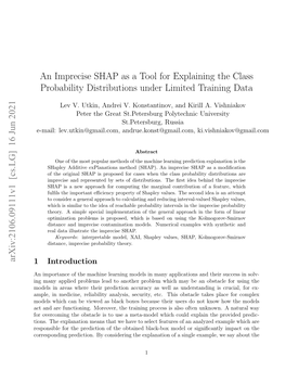 An Imprecise SHAP As a Tool for Explaining the Class Probability Distributions Under Limited Training Data