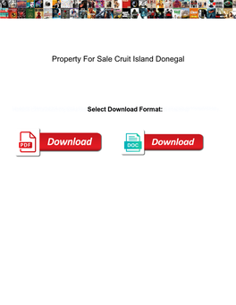 Property for Sale Cruit Island Donegal