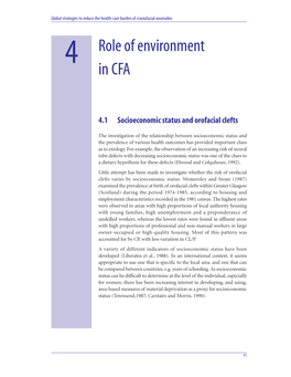 Role of Environment In