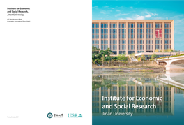 Institute for Economic and Social Research, Jinan University