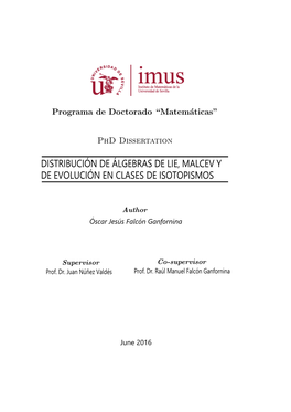 Distribución De Álgebras De Lie, Malcev Y De Evolución En Clases De Isotopismos