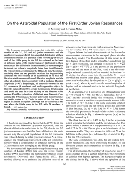 On the Asteroidal Population of the First-Order Jovian Resonances