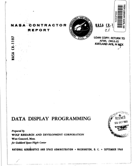 Data Display Programming