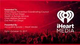 Iheartmedia Presentation