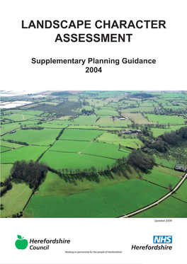 Landscape Character Assessment Supplementary Planning Guidance