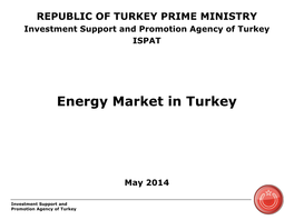 Energy Market in Turkey