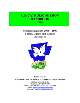 U.S. Catholic Mission Handbook 2008