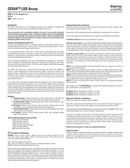 CEDIATM LSD Assay
