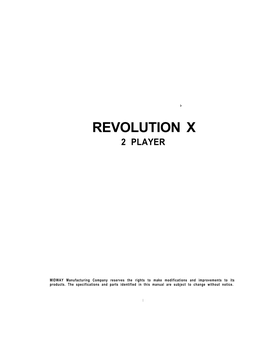Revolution X 2 Player