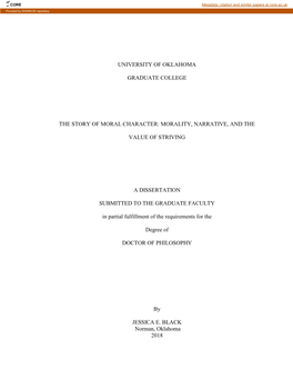 Doctoral Dissertation Template