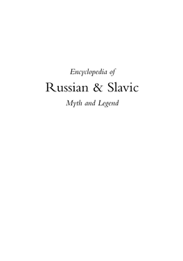 Russian & Slavic