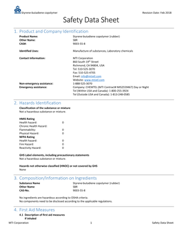 Sbr Cas#: 9003-55-8