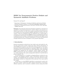 BDDC for Nonsymmetric Positive Definite and Symmetric Indefinite Problems