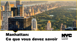 Manhattan: Ce Que Vous Devez Savoir Avant Propos Fonctionnement Du Webinaire