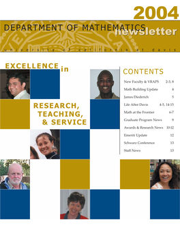 Newsletternewsletter University of California at Davis