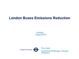 London Buses Emissions Reduction