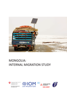 Mongolia: Internal Migration Study