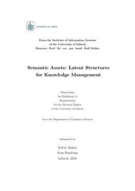 Semantic Assets: Latent Structures for Knowledge Management
