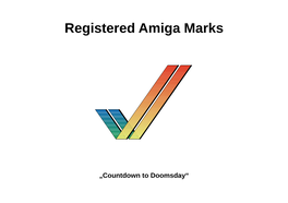 Registered Amiga Marks