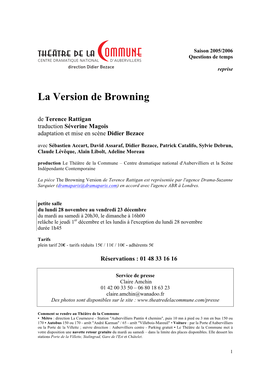 La Version De Browning