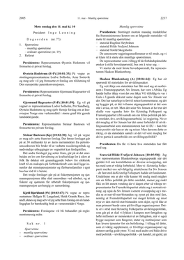 2237 2005 Møte Onsdag Den 11. Mai Kl. 10 President: Inge Lønning D