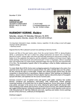 HARMONY KORINE: Raiders