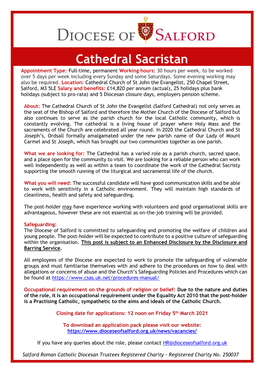 Cathedral Sacristan