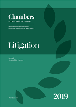 Chambers Global Practice Guide Litigation