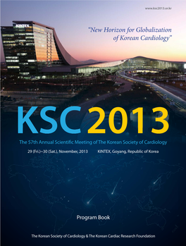 “New Horizon for Globalization of Korean Cardiology”