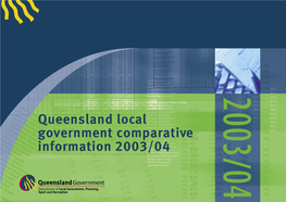 Queensland Local Government Comparative Information for 2003–04