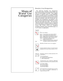 Maps of Water Use Categories