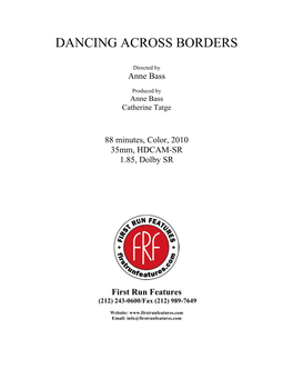 Dancing Across Borders